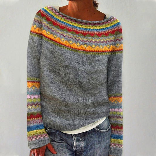 Estelle | Retro knitted sweater for women