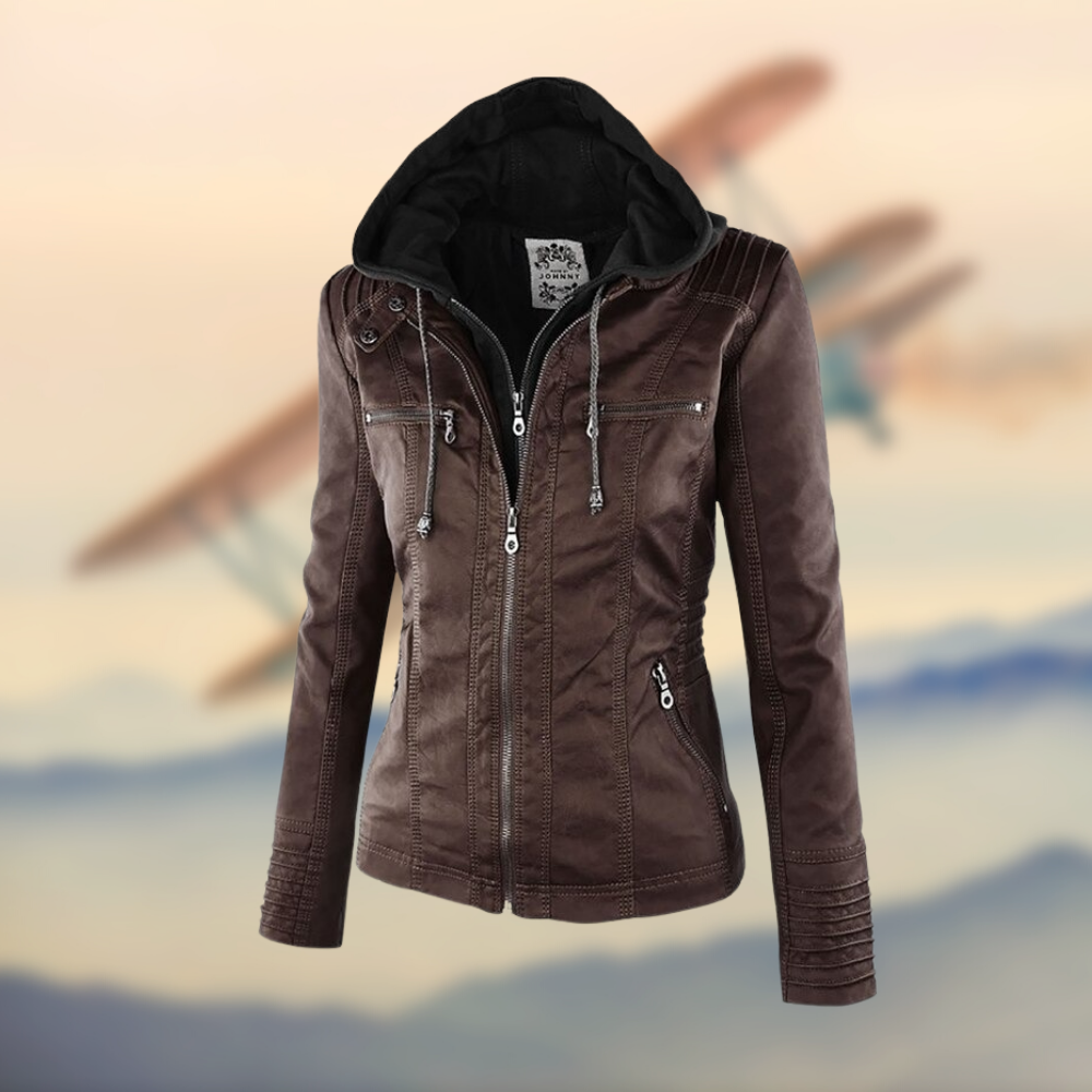 Mareen |  The elegant and unique leather jacket