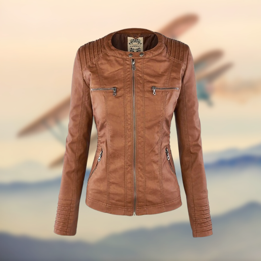 Mareen |  The elegant and unique leather jacket