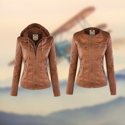 Mareen |  The elegant and unique leather jacket