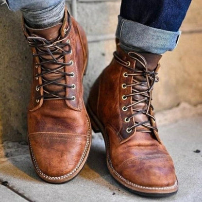 Bruce | Robust Leather Boots