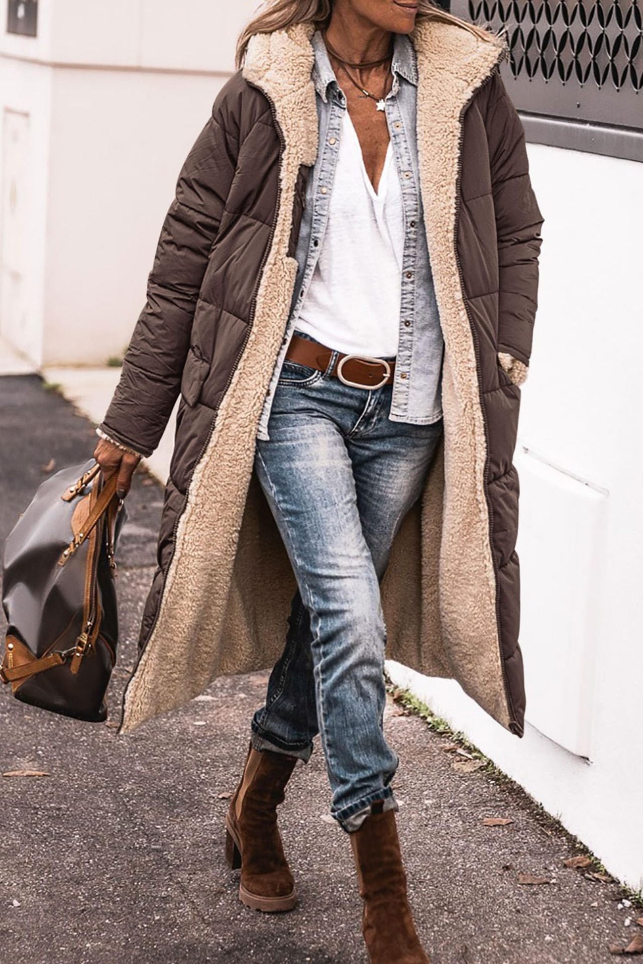 Eleanor | Sherpa Lined Coat