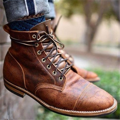 Bruce | Robust Leather Boots